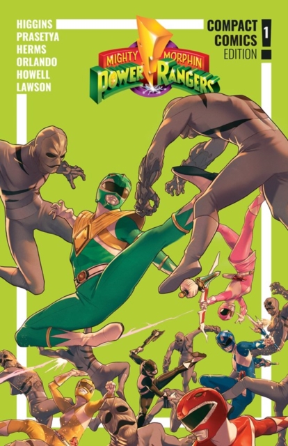 Coperta cărții 'Mighty Morphin Power Rangers Compact Comics Edition Vol. 1 - Kyle Higgins'
