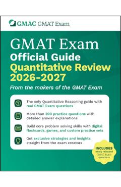Coperta cărții 'GMAT Official Guide Quantitative Review 2026 - 2027: Book + Online Question Bank -'