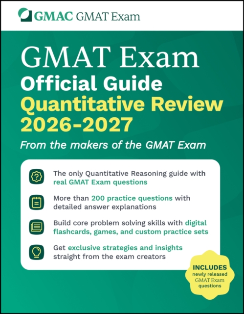 Coperta cărții 'GMAT Official Guide Quantitative Review 2026 - 2027: Book + Online Question Bank -'