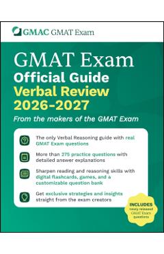 Coperta cărții 'GMAT Official Guide Verbal Review 2026 - 2027: Book + Online Question Bank -'