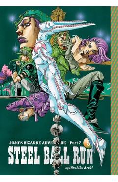 Coperta cărții 'Jojo's Bizarre Adventure: Part 7--Steel Ball Run, Vol. 9 - Hirohiko Araki'