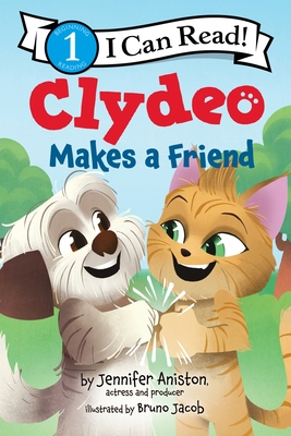Coperta cărții 'Clydeo Makes a Friend - Jennifer Aniston'