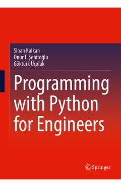 Coperta cărții 'Programming with Python for Engineers - Sinan Kalkan'