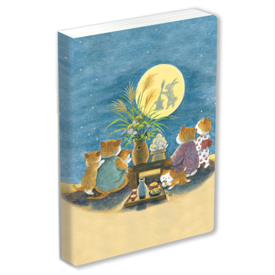 Coperta cărții 'Journal Kawaii Cats, Lined Paperback (Rabbit Moon) - Setsu Broderick'