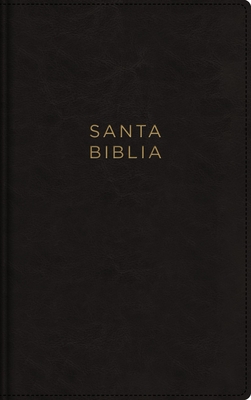 Coperta cărții 'Nbla, Santa Biblia, Ultrafina, Letra Grande, Leathersoft, Negro, Palabras de Jesús En Rojo, Con Cierre -'