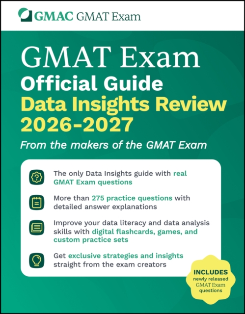 Coperta cărții 'GMAT Official Guide Data Insights Review 2026 - 2027: Book + Online Question Bank -'