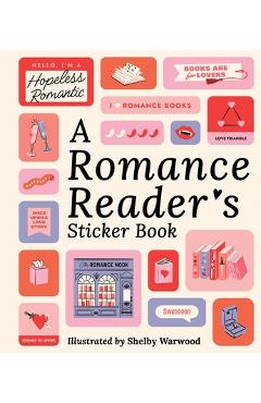 Coperta cărții 'A Romance Reader's Sticker Book -'