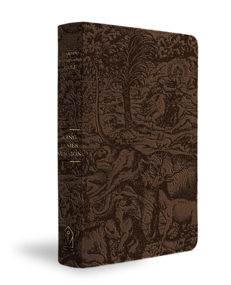 Coperta cărții 'KJV Majestic Illuminated Bible (Brown Leatherluxe) -'