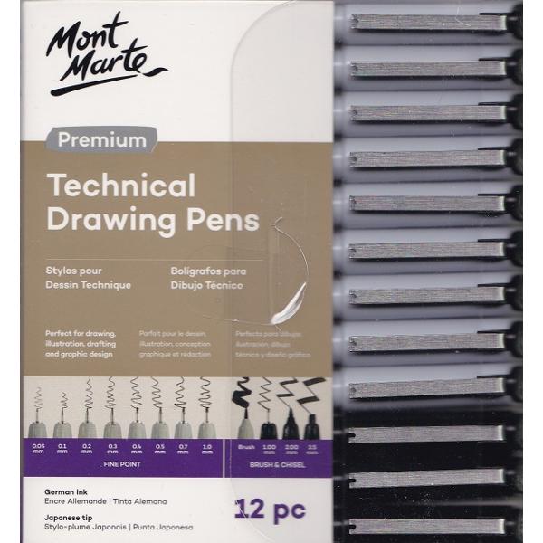 Set linere desen tehnic. Mont Marte