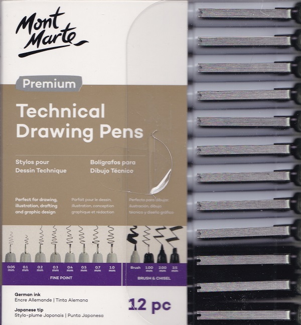Set linere desen tehnic. Mont Marte