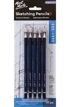 Imaginea produsului 'Set 10 bucati creioane schite. Mont Marte'