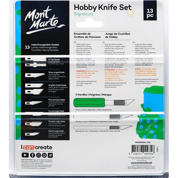 Set cutite Hobby. Mont Marte