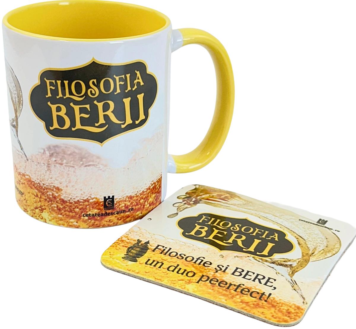 Imaginea produsului 'Cană + coaster: Filosofia berii'