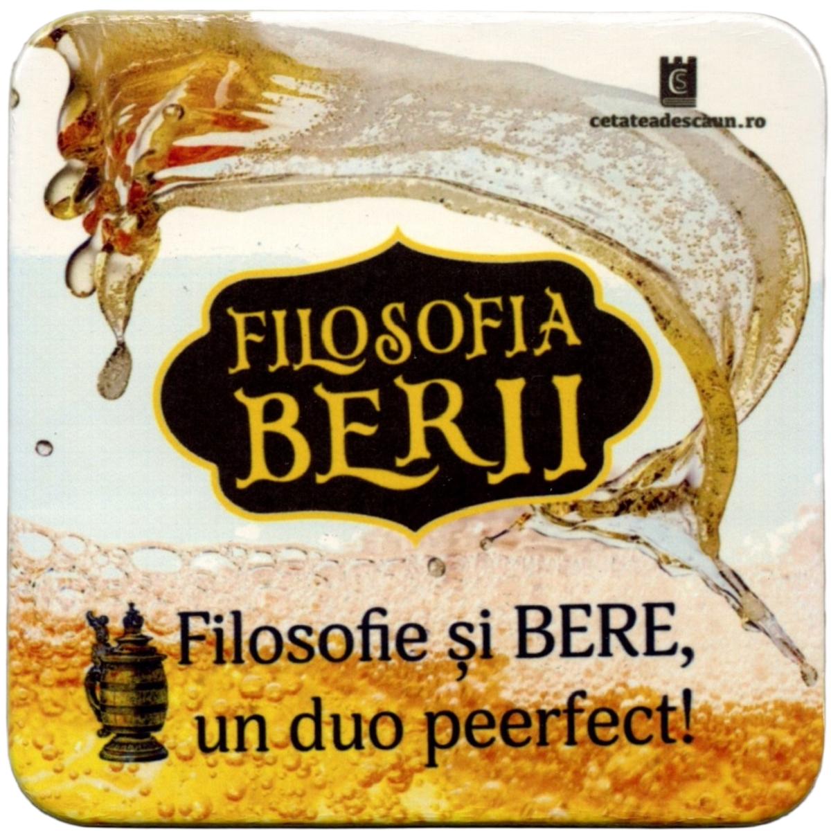 Imaginea produsului 'Cană + coaster: Filosofia berii'