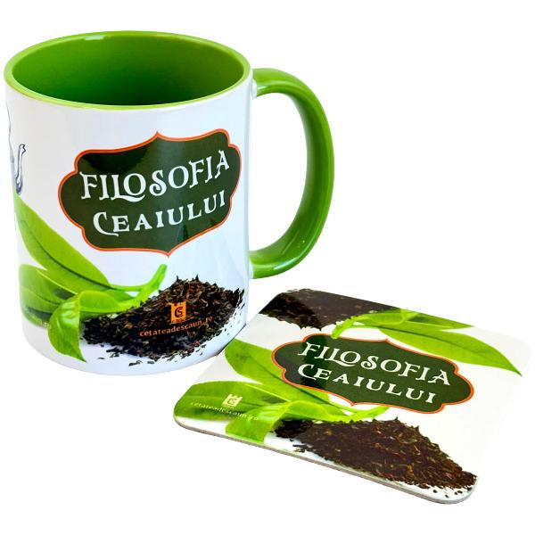 Cana + coaster: Filosofia ceaiului