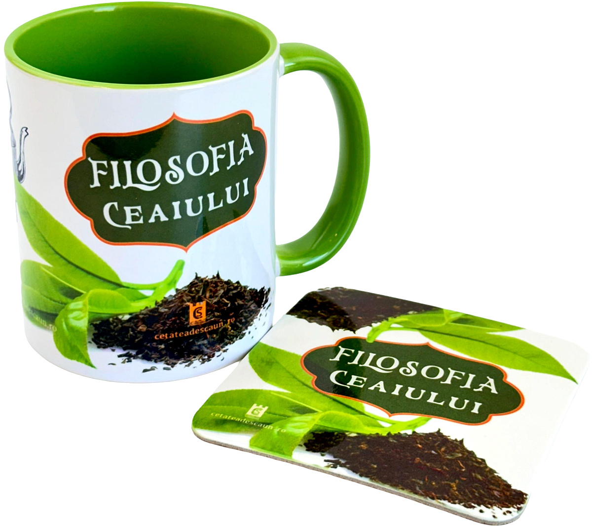Cana + coaster: Filosofia ceaiului