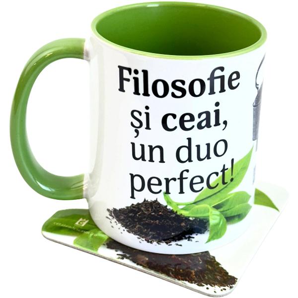 Cana + coaster: Filosofia ceaiului