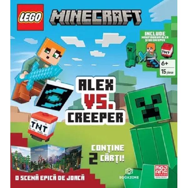 Minecraft: Alex vs. Creeper. Cutie cu activitati