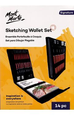 Imaginea produsului 'Set schite cu penar 14 piese. Mont Marte'
