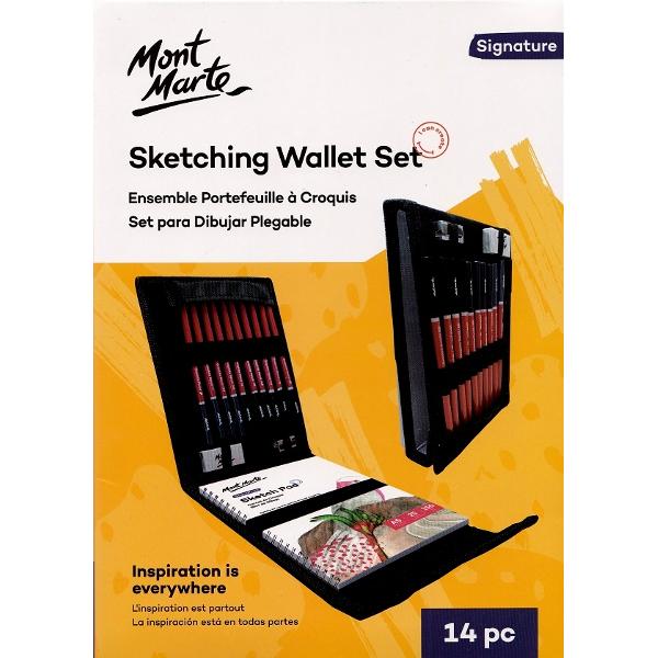 Set schite cu penar 14 piese. Mont Marte