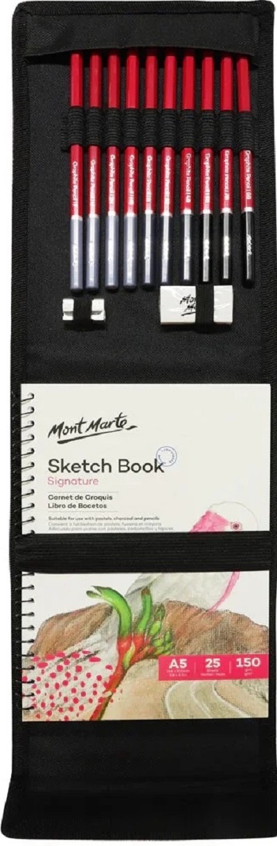 Imaginea produsului 'Set schite cu penar 14 piese. Mont Marte'