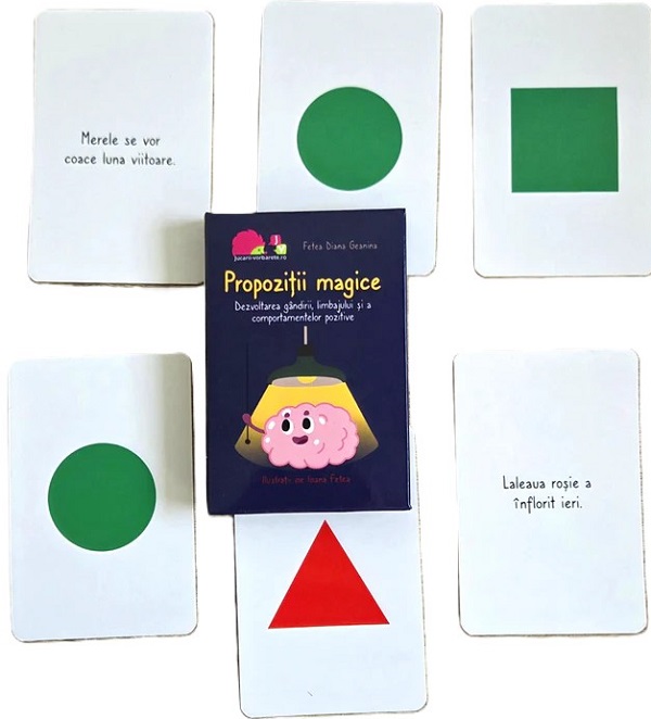 Coperta cărții 'Propoziții magice. Dezvoltarea gândirii, limbajului și a comportamentelor pozitive - Diana Fetea Geanina'