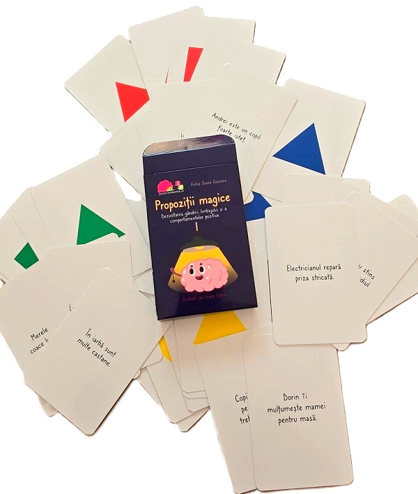 Coperta cărții 'Propoziții magice. Dezvoltarea gândirii, limbajului și a comportamentelor pozitive - Diana Fetea Geanina'