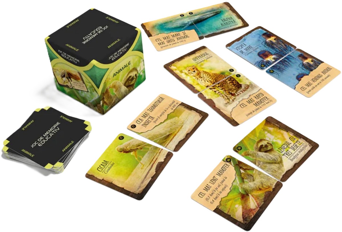 Imaginea produsului 'Joc de memorie educativ: Animale'