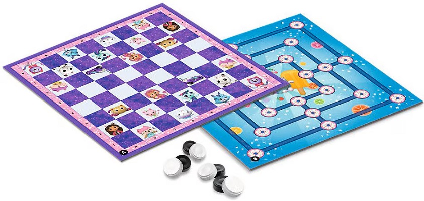 Imaginea produsului 'Set jocuri: Dame și Moară. Gabby’s Dollhouse'