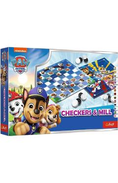 Imaginea produsului 'Joc Patrula Cațelușilor: Dame și Moara'