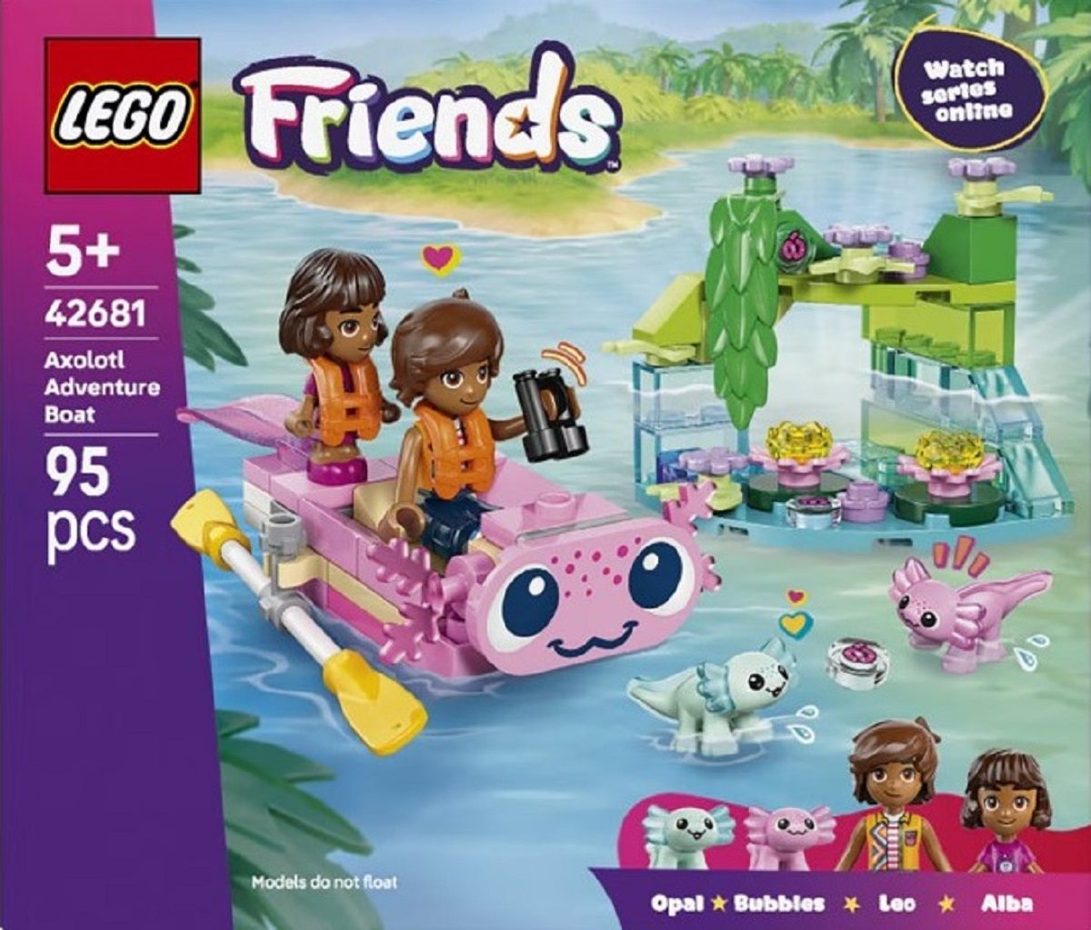 Imaginea produsului 'Lego Friends: Barca Axolotl pentru aventuri'