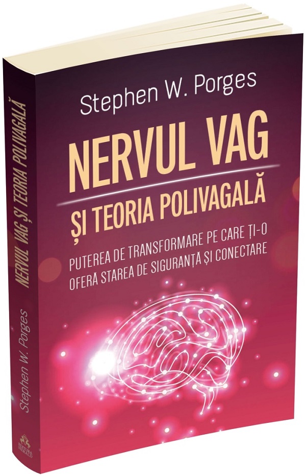 Coperta cărții 'Nervul vag și teoria polivagală - Stephen W. Porges'