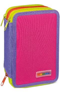 Imaginea produsului 'Penar echipat: Color Block.Roz-verde neon'