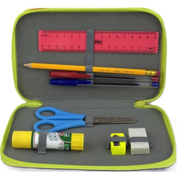 Penar echipat: Color Block.Roz-verde neon