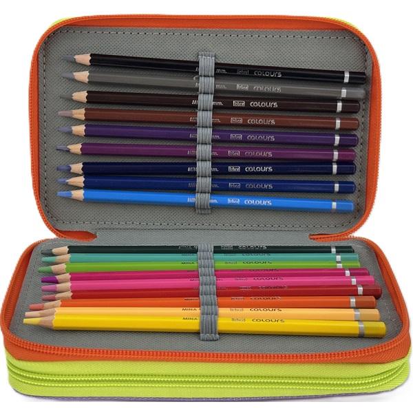 Penar echipat: Color Block.Roz-verde neon