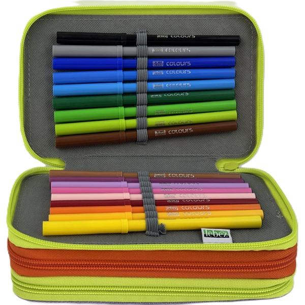 Penar echipat: Color Block.Roz-verde neon