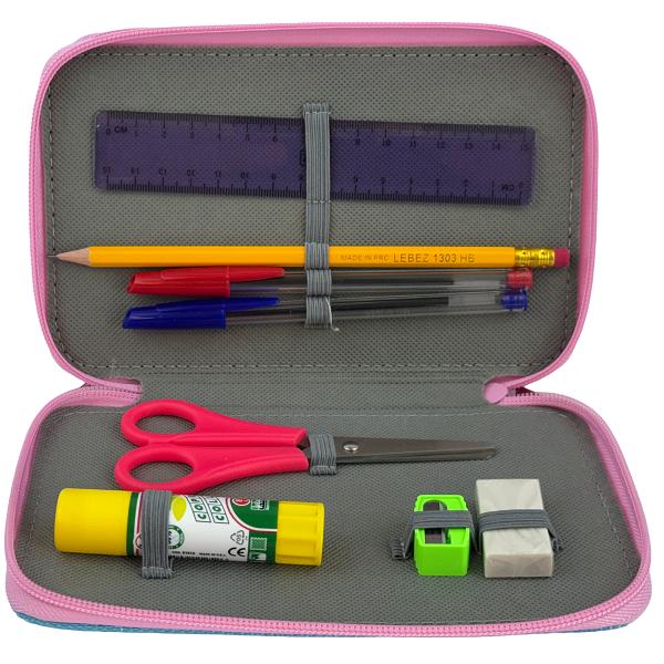 Penar echipat: Color Block. Roz-bleu