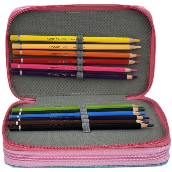 Penar echipat: Color Block. Roz-bleu