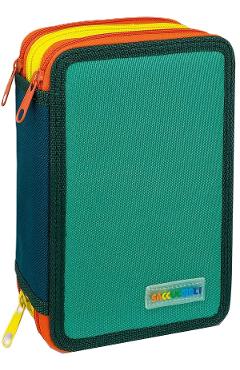 Imaginea produsului 'Penar echipat: Color Block.Verde-portocaliu'