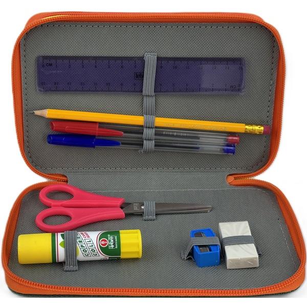 Penar echipat: Color Block.Verde-portocaliu