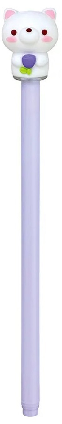 Imaginea produsului 'Pix cu gel Flowers Lovers 3D. Mov. Ursuleț alb'