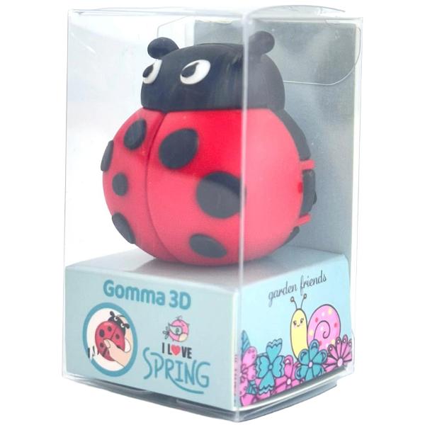 Radiera Garden Friends 3D. Buburuza