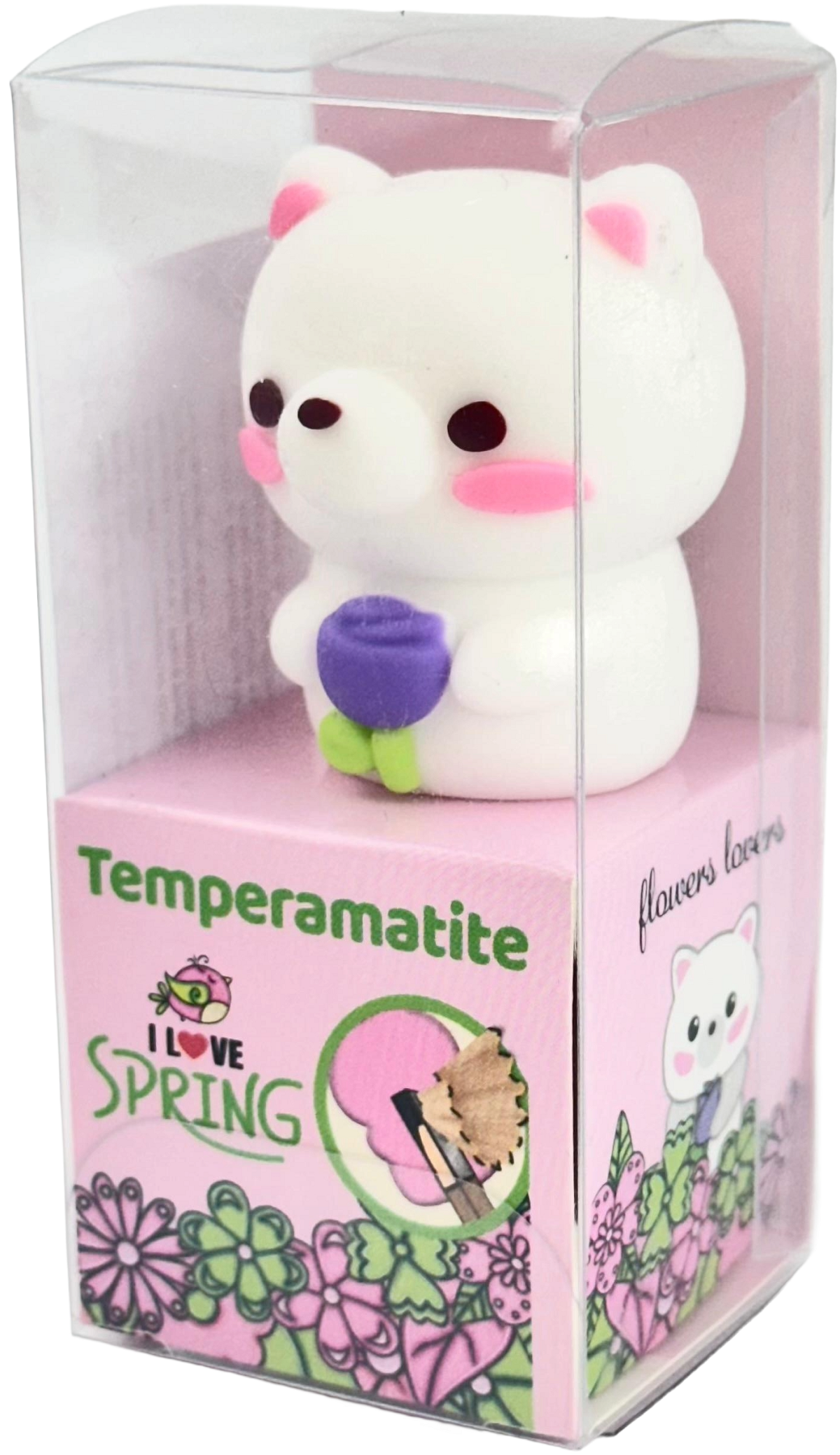 Imaginea produsului 'Ascuțitoare Flowers Lovers 3D. Ursuleț alb'