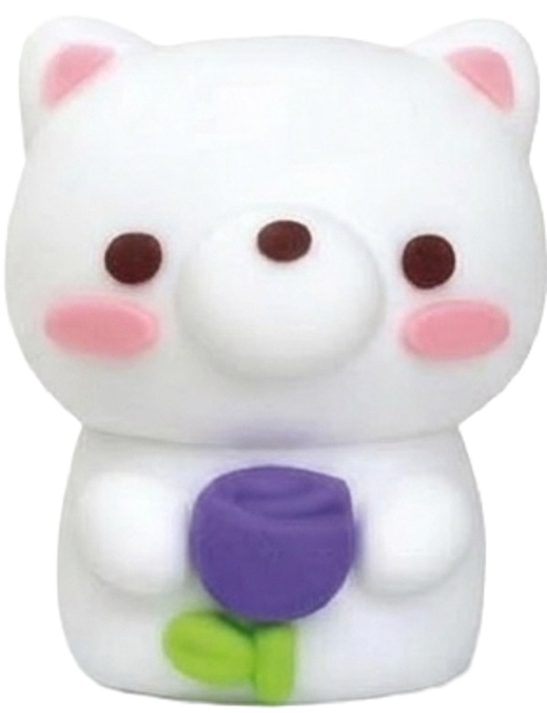 Imaginea produsului 'Ascuțitoare Flowers Lovers 3D. Ursuleț alb'