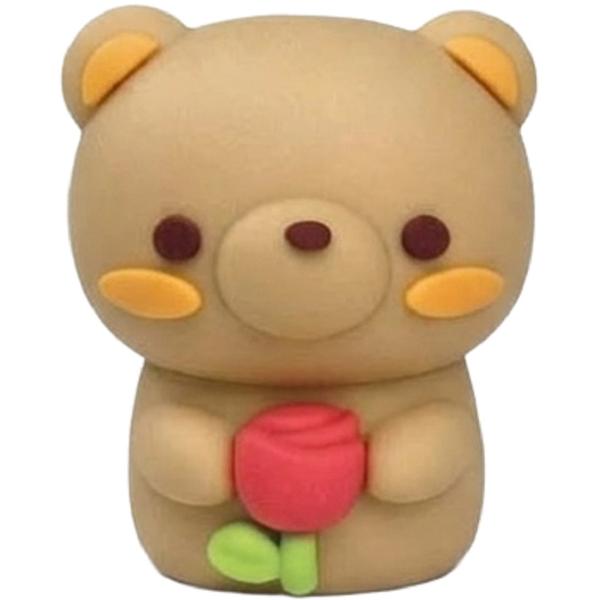 Radiera Flowers Lovers 3D. Ursulet bej