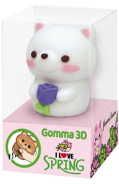 Imaginea produsului 'Radieră Flowers Lovers 3D. Ursuleț alb'