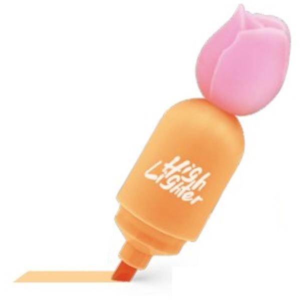 Marker evidentiator Puffy Tulips. Portocaliu