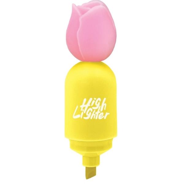 Marker evidentiator Puffy Tulips. Galben