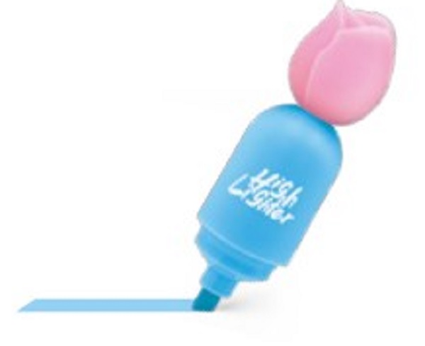 Imaginea produsului 'Marker evidențiator Puffy Tulips. Albastru'