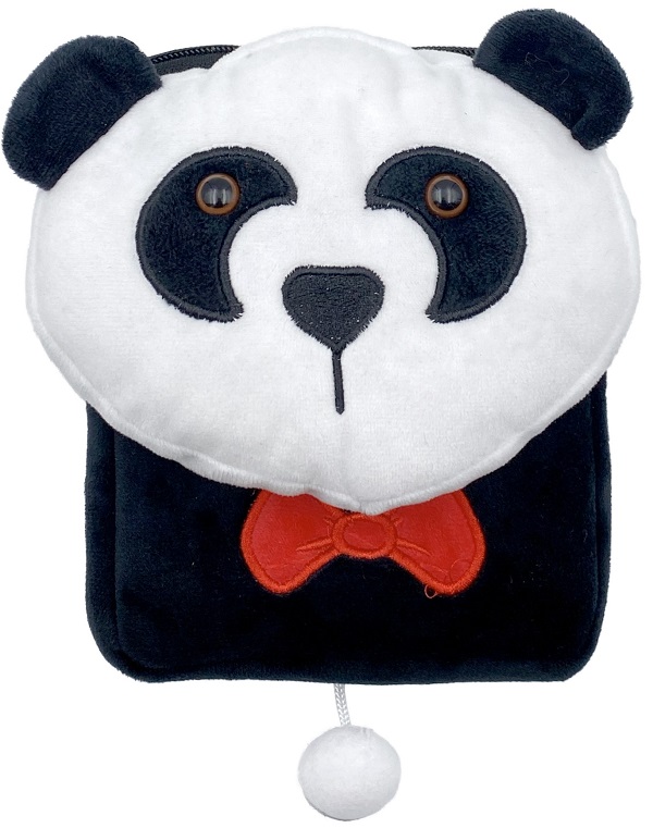 Imaginea produsului 'Geantă din pluș moale. Alb-negru'